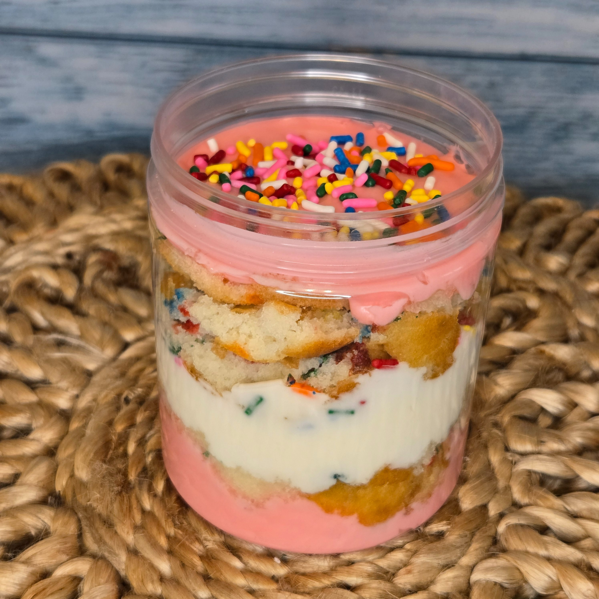 Birthday Cake Jar 16 oz