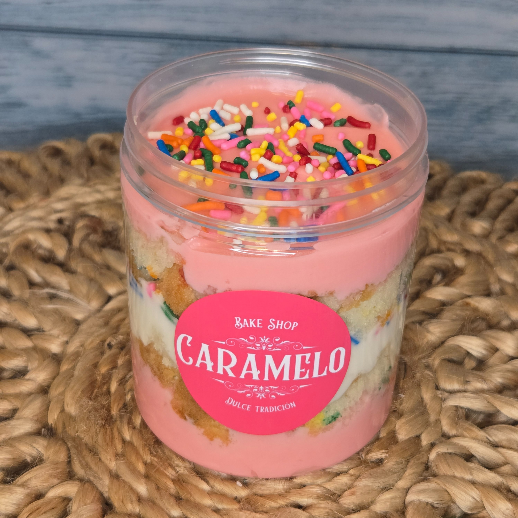 Birthday Cake Jar 16 oz